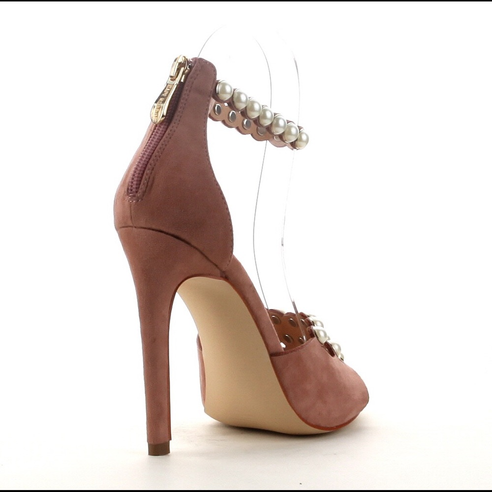 Blush Pink Ankle Sandals - Picture 6 of 6